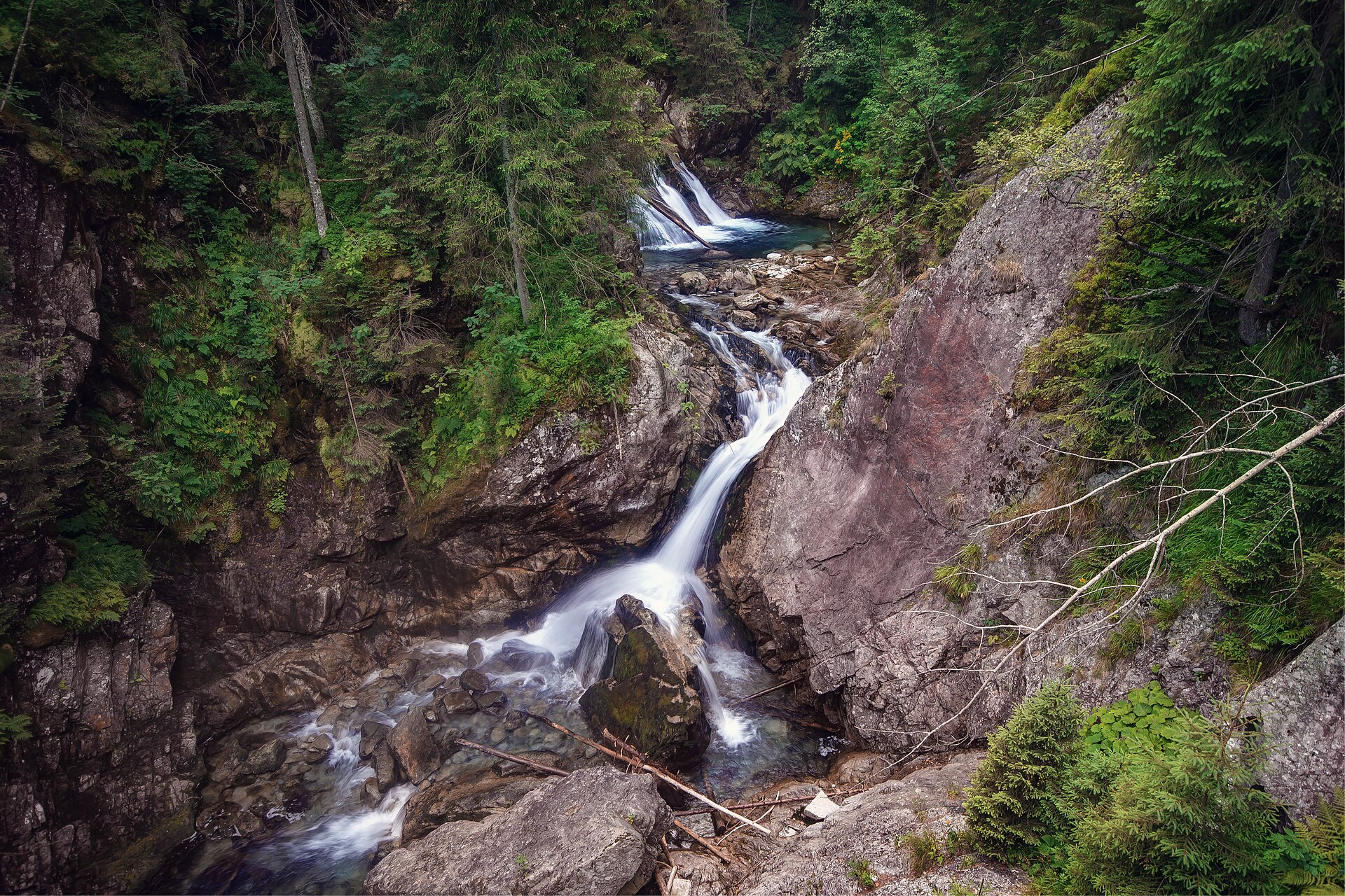 Wodogrzmoty Mickiewicza przy szlaku nad Morskie Oko