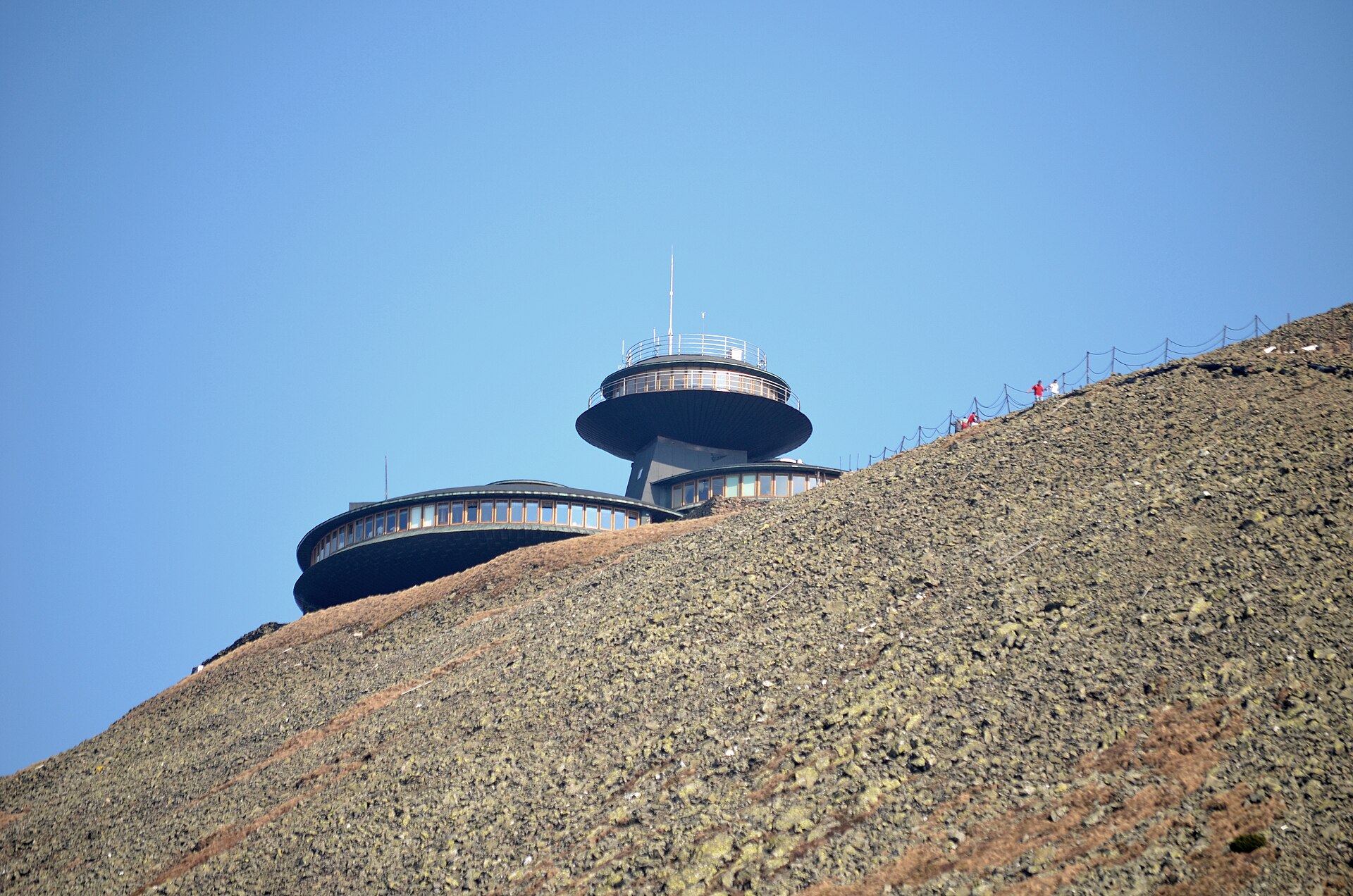 Obserwatorium meteorologiczne na szczycie Śnieżki (1603 m n.p.m.)